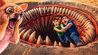 This Cursed Pothole Ate Them