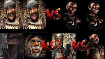 2 SULTANS VS 2 SNAKES VS CALIPH MARSHALL VS LIONHEART VS PIG | Stronghold Crusader Ai Battle