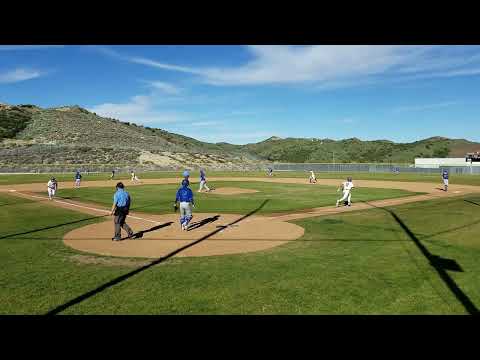 Castaic Varsity Baseball - Matthew 2 hits