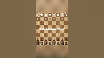 Checkmate with scandinavian defence | Chess traps #trending #chess #chessopening #fypage #foryou