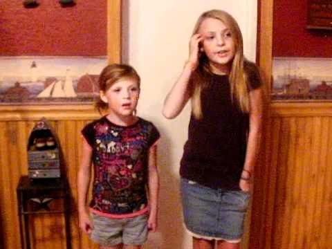 Miranda and Madison singing If I Die Young - YouTube