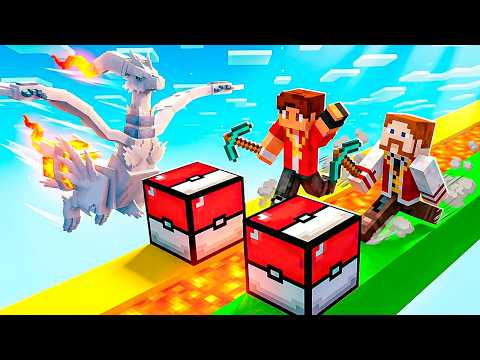 CORRIDA de LUCKY COBBLEMON com AMIGOS no MINECRAFT!