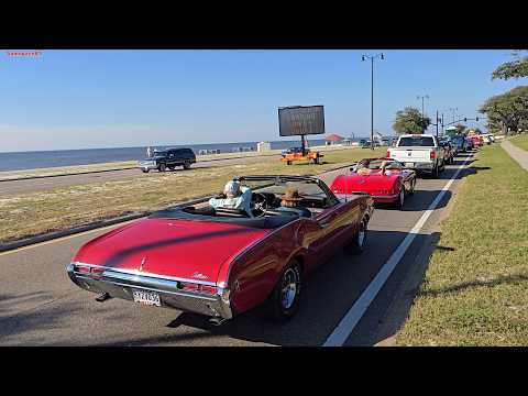 Cruisin the Coast Mississippi car show week (5 year vlog 1000s of classic cars Cruisin' the Coast)