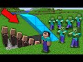 Minecraft NOOB vs PRO: HOW NOOB GUARD VILLAGER FROM ZOMBIE IN SECRET UNDERGROUND ROOM? 100% trolling