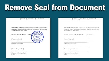 How to remove Stamp Seal from any Document in Adobe Photoshop CS6