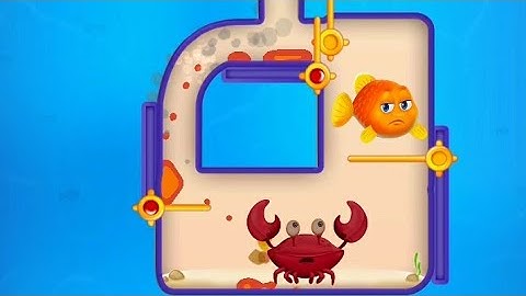 Save the Fish - pull the pin game ​​- All Levels Gameplay - Android ios game - max level 71-75
