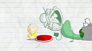 Animate Pencilmate Hears Voices -In- Hear And There - Pencilmation Compilation For Kids