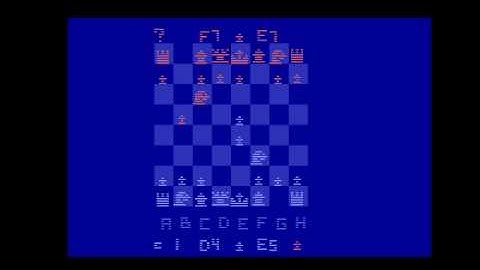 Computer Chess (Prototype) for the Atari 2600