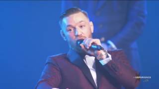 Конор Макгрегор дает интервью в Манчестере 2017 Конор Макгрегор дает интервью в Манчестере 2017
