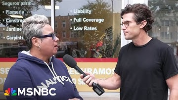 Jacob Soboroff speaks to people in Chicago suburb after ICE arrests 2 men at bakery