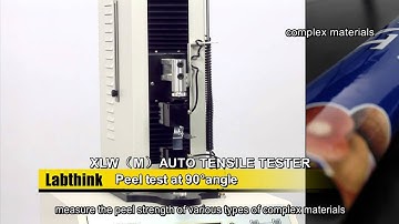 90 Degree Peel Test on Tensile Tester XLW M by Labthink