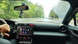 toyota gr86 wet drifting fun