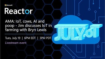 AMA: IoT, cows, AI and poop - Jim discusses IoT in farming with Bryn Lewis