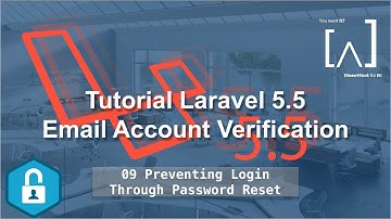 Laravel Email Verification - 09 Preventing Login Through Password Reset in Laravel 5.5
