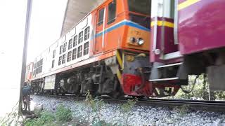 ดีเซล 4109+4137 MTU.แพ็คคู่ ทำข.233 ผ่านสะพานดำรถไฟบางซื่อ