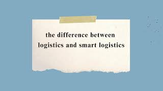 smart logistics management final project