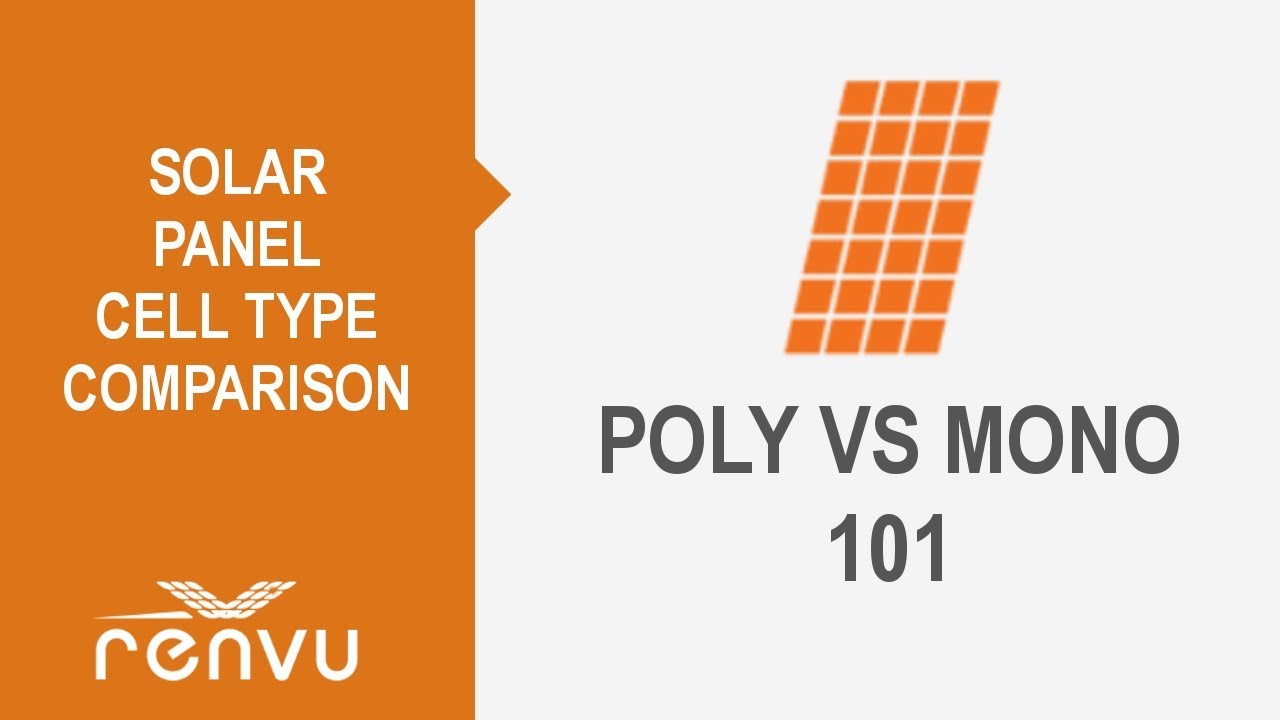 Poly vs Mono 101 Solar Panel Type Comparison RENVU YouTube