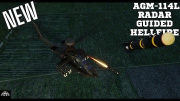 The New AGM-114L Radar Guided Hellfires Are Here For The AH-64D Apache in DCS World | How To Video