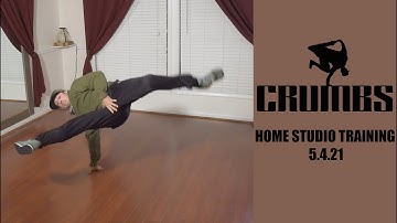 Bboy Crumbs | Home Studio Training Session | Mastering Freestyle & Bboy Skills