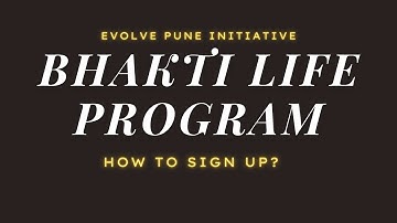 Bhakti Life | What is this initiative?