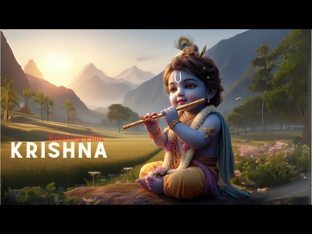 Krishna  Flute || Positive Vibration , Cleanse Negative Energy, Deep Meditation24/15 class=