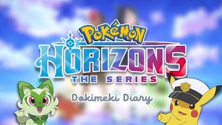 Video thumbnail of "Pokemon Horizons OP1 ~Dokimeki Diary~ Spanish Fandub (TV size)"