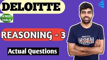 Deloitte - Reasoning III Best 25 Questions with Solution #deloitte #placement #mncjob