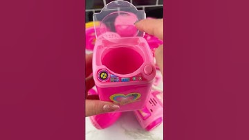 Cute Mini Washing Machine Satisfying Video ASMR! #shorts #mini 🫧