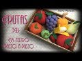 {DIY} Frutas 3D em feltro