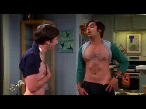 See a GIF of Howard And Raj Embracing Man Boobs on The Big Bang Theory