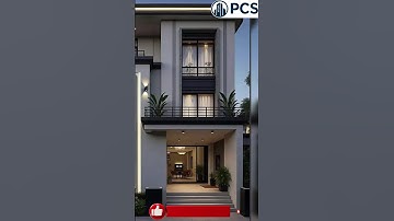 Stylish Elevation | Ghar ka 3D Design Visualization Workflow in AutoCAD + Revit + Enscape #shorts