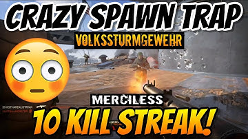 Cod WW2 - CRAZY SPAWN TRAP! *EASY 10 Kill Streak*