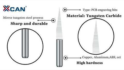 Coating Tungsten Carbide V Shape PCB Engraving Bit 10/15/20/25 Degree CNC Router Bit