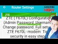 Zte Admin - Espaciosamas Zte F670l Admin Password Changing Wifi Network Name And Password Zte Youtube Which Zte Model Do You Have : Find zte router passwords and usernames using this router password list for zte routers.