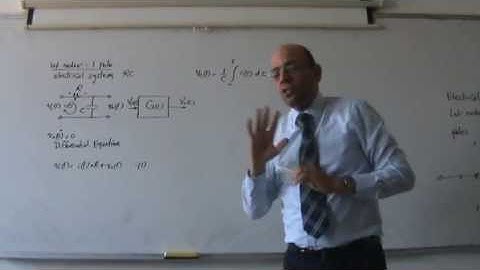 Modelling of an RC circuits as a first order system, 5/11/2013