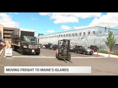 Ferries move massive amounts of freight to island-dwellers