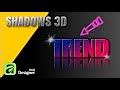 Efecto texto con sombras y reflejo en Affinity Designer 2026 | Tutorial fácil