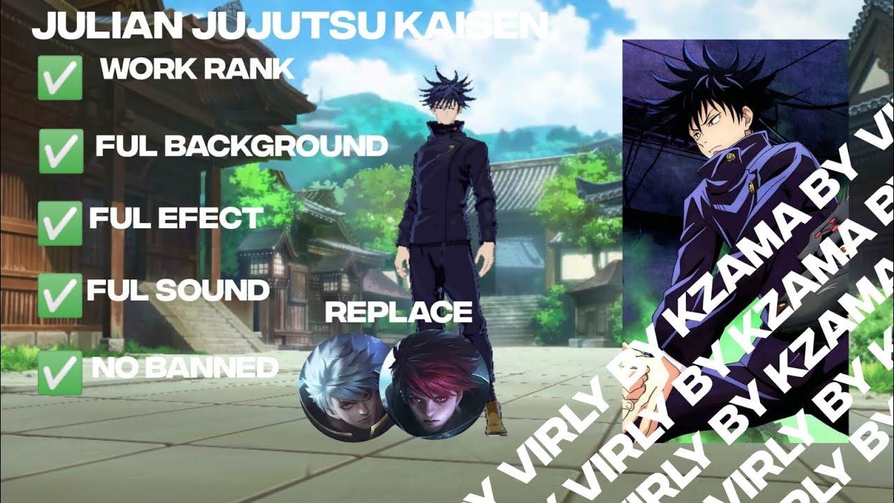 NEW Script julian JJK — Megumi Fushiguro | WORK RANK, NO BENED, FULL EFFECT