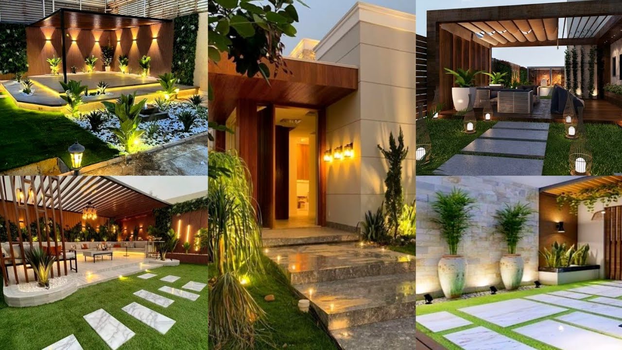 Modern Garden Landscaping Ideas 2023 | Modern Front yard/Backyard ...
