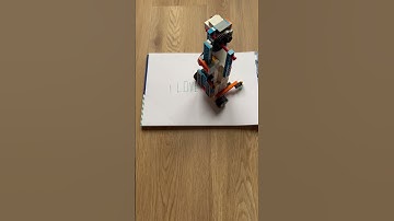 Lego boost robot plotter #robot #lego #legoboost #legomindstorms #legospike