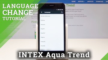 INTEX Aqua Trend Change Language Instructions