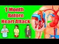 1 Month Before Heart Attack | Signs Your Body Gives You A Month Before A Heart Attack