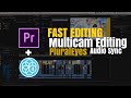 Multicam Audio Sync with Adobe Premiere for Video Editing Workflow weddings - PluralEyes 4
