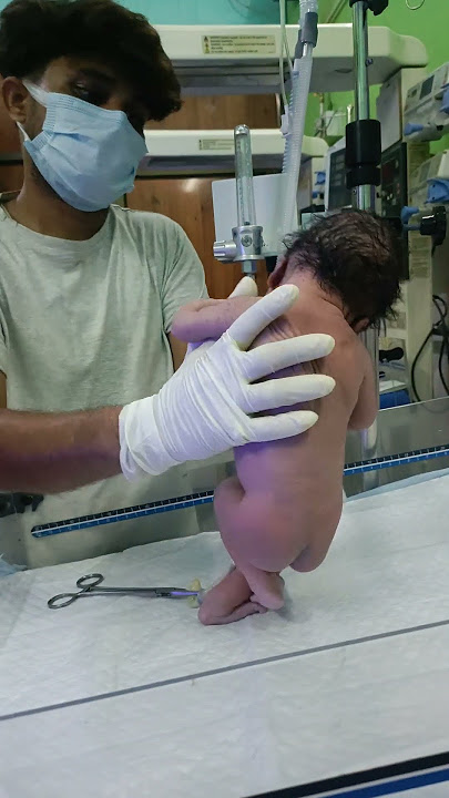 newborn baby after birth #crying #motivation video #virals #nursing work gnm