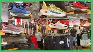 UNDER ARMOUR OUTLET WOMEN'S & MEN'S SNEAKERS SHOES CLOTHES | SHOP WITH ME
