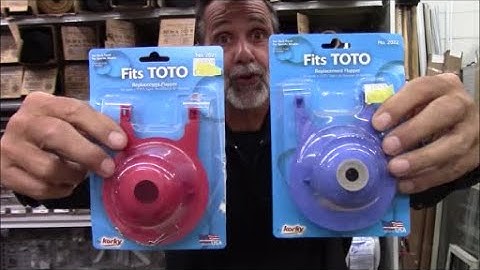 Which Toto Toilet Flapper if the Right One?