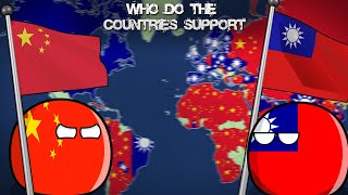 WHO DO THE COUNTRIES SUPPORT? China or Taiwan?  Alternative Mapping P10