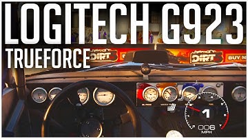 The Logitech G923 Steering Wheel TRUEFORCE Feels Amazing in Grid 2019!