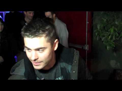 Zac Efron at STIKS Celebrity Video Game Challenge for Charity.MP4