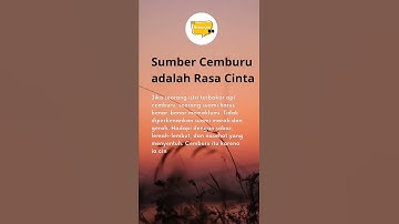 Cemburu Itu Mata Air Sumbernya Adalah Cinta! #shorts #katabijak #suamiistri